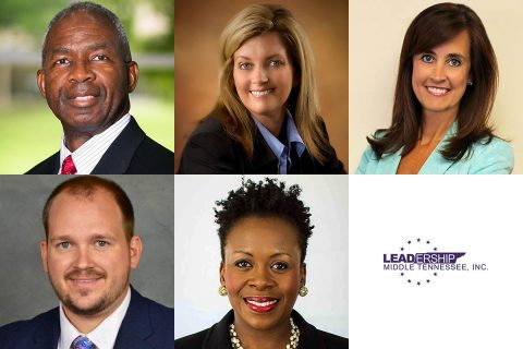 Leadership Middle Tennessee members from Montgomery County: (Top L to R) Ronald Bailey, Andrea Goble, and Virginia Holleman. (Bot L to R) Grayson Smith, and Kimberly Wiggins.