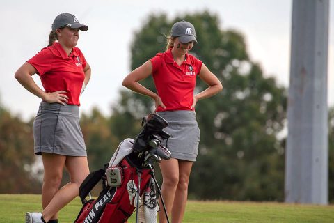 Austin Peay State University Women's Golf sits just four shots out of first at F&M Bank APSU Intercollegiate. (APSU Sports Information)