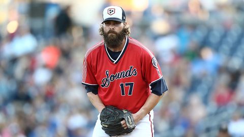 Nashville Sounds Starter Tim Dillard Earns Win, Throws 125 Pitches in his 10th Quality Start of Season. (Nashville Sounds) Nashville Sounds Starter Tim Dillard Earns Win, Throws 125 Pitches in his 10th Quality Start of Season. (Nashville Sounds)
