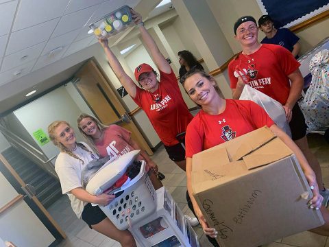 Austin Peay State University move in day. (APSU)