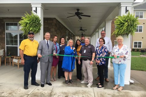 Clarksville-Montgomery County Green Ribbon Cutting ceremony for Arcadia Senior Living.