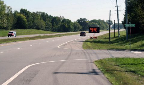 New school zone on Martin Luther King Jr. Parkway/SR 76.