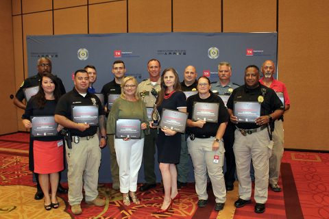 Clarksville-Montgomery County Traffic Safety Task Force receives Directors Award from Tennessee Highway Safety Office.