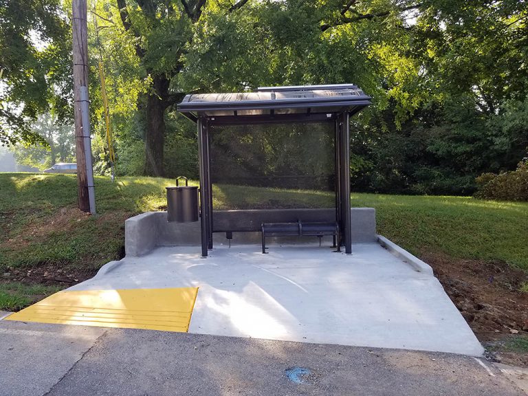 Clarksville Transit System adds Bus Shelters, Map of Stops