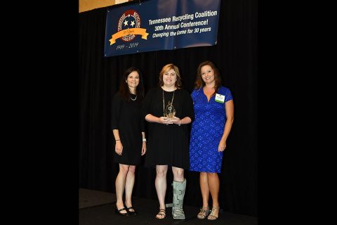 (L to R): Meredith Leahy, Jessica Banker (Stock Control Manager & Safety Officer for Furniture Connection) and Amber Greene.