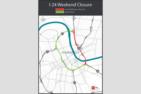 I-24 Weekend Closure