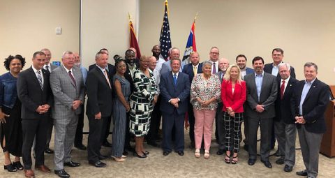 Montgomery County and the City of Clarksville Legislative Liaison Committees with State Representatives.