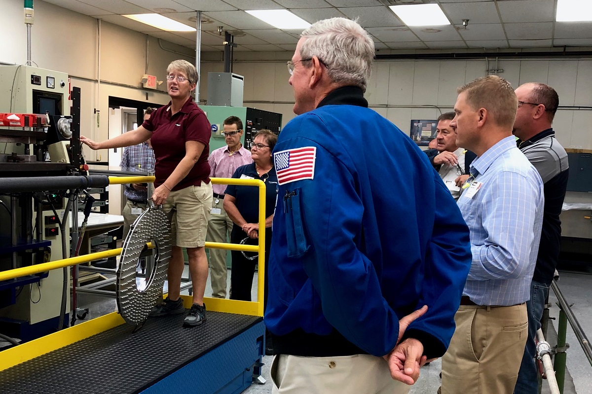 Retired NASA astronaut Col. William “Bill” McArthur, along with NASA