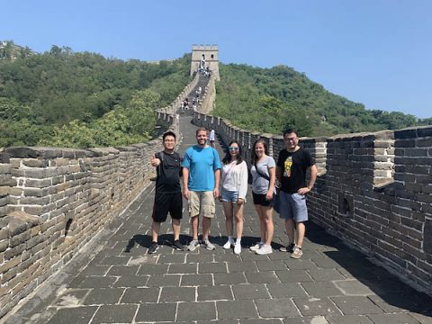 The Great Wall of China.