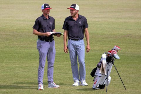 Austin Peay State University Golf's Michael Busse makes move Tuesday to join Austin Lancaster in top-15 at Pinetree Intercollegiate. (APSU Sports Information)