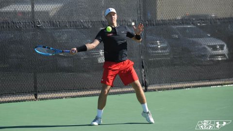 Austin Peay Men's Tennis makes some noise on final day of APSU Hidden Duel. (APSU Sports Information)