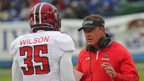 Austin Peay Football falls to Tennessee State 26-24 at Nissan Stadium, Saturday. (APSU Sports Information)