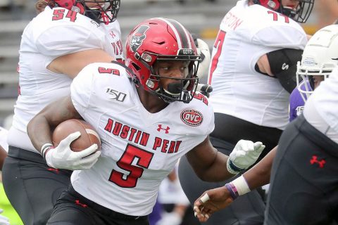 Austin Peay State University football's game at Eastern Kentucky has implications in OVC. (Robert Smith, APSU Sports Information)