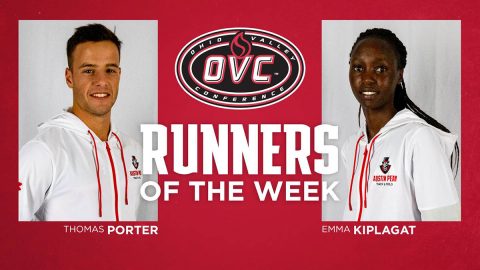 Austin Peay State University Cross Country's Emmaculate Kiplagat, Thomas Porter earn OVC Runner of the Week honors. (APSU Sports Information)