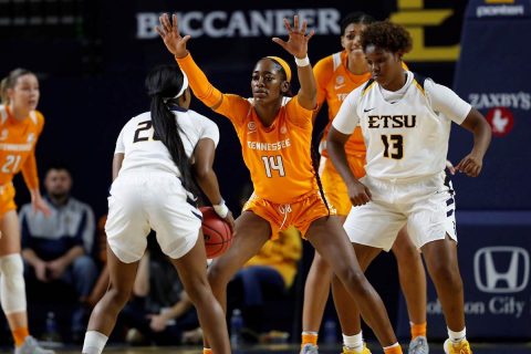 UT Lady Vols Basketball slides past East Tennessee 72-68 Tuesday night. (UT Athletics)