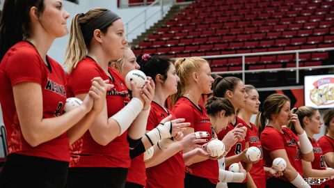 Austin Peay State University Women's Volleyball begins the OVC Tournament facing Morehead State, Thursday. (APSU Sports Information)