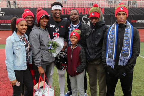 Austin Peay State University Football quarterback JaVaughn Craig Rivers earns OVC Offensive Player of the Week. (APSU Sports Information)