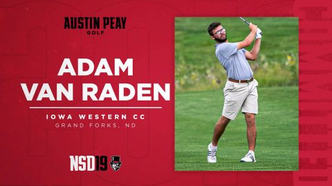 Austin Peay State University Men's Golf sign Van Raden during National Signing Day. (APSU Sports Information)