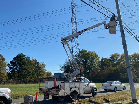 Crews are continuing to repair and replace damage fiber to homes.