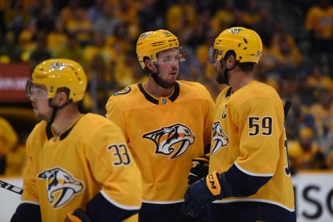 Nashville Predators fall to the Colorado Avalanche 3-2.  (Michael Strasinger)