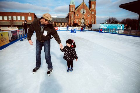 The Downtown Commons' Winter Ice Rink is set to open Tuesday, November 26th.