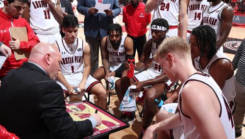 Austin Peay State University Men's Basketball junior Terry Taylor earns OVC Player of the Week and Carlos Paez gets Freshman of the Week honors. (APSU Sports Information)