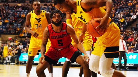 Austin Peay State University Men's Basketball unable to get on track at West Virginia, Thursday night. (APSU Sports Information)