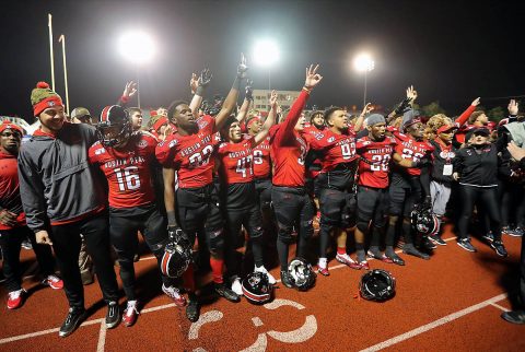 Austin Peay State University Football defeated Furman 42-6 in an opening round FCS Playoff game Saturday afternoon at Fortera Stadium. (Robert Smith, APSU Sports Information)