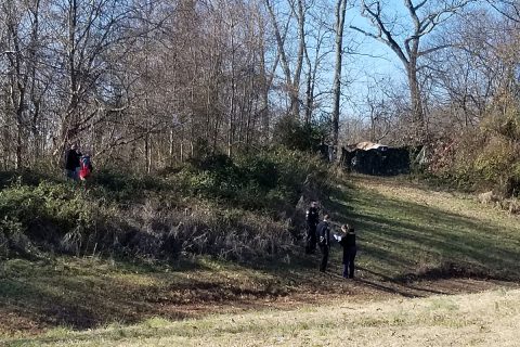 Clarksville Police are investigating area where a deceased man was found.