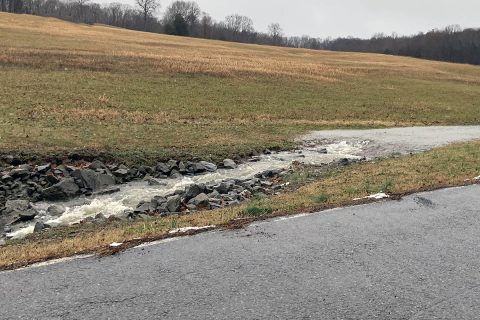 Flooding affects Liberty Park, Greenway, Christmas on the Cumberland light display.