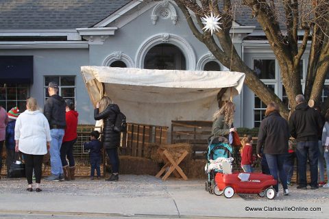 Clarksville's annual SpiritFest featured live music, a live nativity scene, food trucks, ice skating and more.