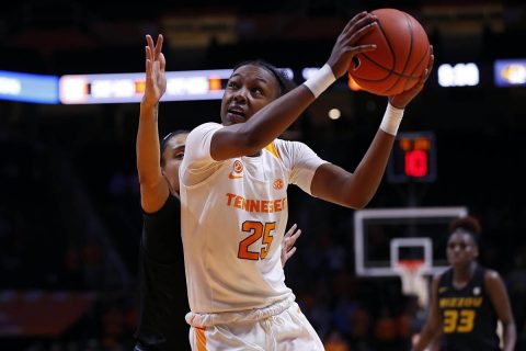 Tennessee Women's Basketball freshman Jordan Horston scored 19 points in Lady Vols win over Missouri Thursday. (UT Athletics)