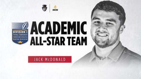 Austin Peay State University Football's Jack McDonald named to FCS ADA Academic All-Star team. (APSU)