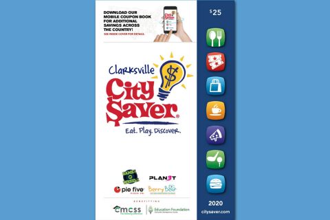 City Saver Coupon Book Helps Clarksville Montgomery County Schools Raise Money and Local Families Save Money For Ten Straight Years.