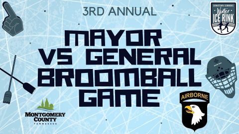 Mayor vs. General Third Annual Broomball Game