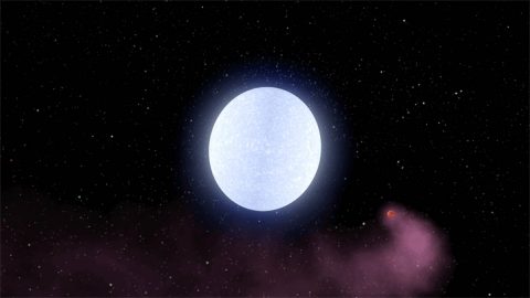 Artist's rendering of a "hot Jupiter" called KELT-9b, the hottest known exoplanet - so hot, a new paper finds, that even molecules in its atmosphere are torn to shreds. (NASA/JPL-Caltech) Artist's rendering of a "hot Jupiter" called KELT-9b, the hottest known exoplanet - so hot, a new paper finds, that even molecules in its atmosphere are torn to shreds. (NASA/JPL-Caltech)