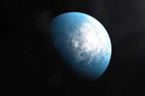 TOI 700, a planetary system 100 light-years away in the constellation Dorado, is home to TOI 700 d, the first Earth-size habitable-zone planet discovered by NASA's Transiting Exoplanet Survey Satellite. (NASA's Goddard Space Flight Center) TOI 700, a planetary system 100 light-years away in the constellation Dorado, is home to TOI 700 d, the first Earth-size habitable-zone planet discovered by NASA's Transiting Exoplanet Survey Satellite. (NASA's Goddard Space Flight Center)