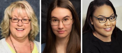 Melissa Schaffner, Annabelle Szepietowski and Alexandra West star in Eve Ensler's THE VAGINA MONOLOGUES in the Roxy Regional Theatre's theotherspace, January 17th - February 1st.