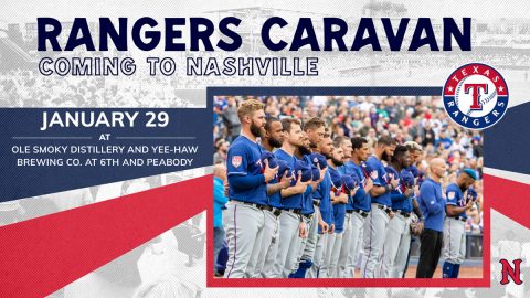 Texas Rangers Caravan Event to Feature New Sounds Manager Darwin Barney and Rangers’ Players Nick Solak and Brett Martin. (Nashville Sounds)