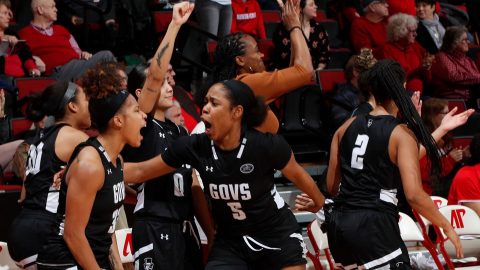 Austin Peay State University Women's Basketball looks to better position at OVC Tournament with win over Murray State, Saturday. (Robert Smith, APSU Sports Information)