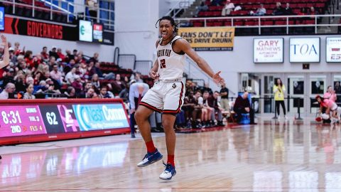 Austin Peay State University Men's Basketball holds off Eastern Kentucky for a 93-85 win at the Dunn Center Saturday. (APSU Sports Information)