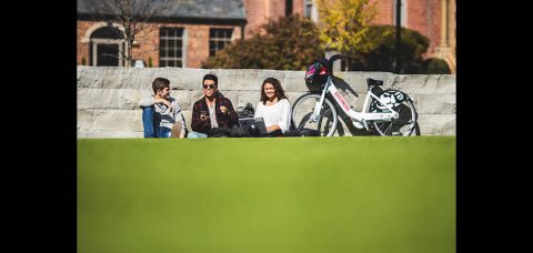 Austin Peay State University students using a BCycle from the APSU campus station. (APSU)