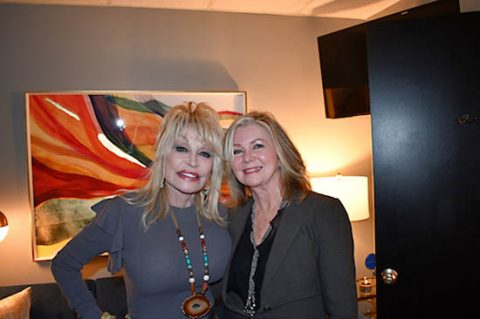 Dolly Parton and U.S. Senator Marsha Blackburn