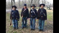 Volunteers Salute United States Colored Soldiers, featuring Chief Joe Shakeenab, Retired Special Forces (Far Right)