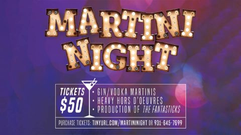 "Martini Night" at the Roxy Regional Theatre set for Saturday, February 15th.