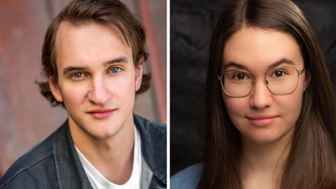 Matthew Combs and Annabelle Szepietowski star as Matt and Luisa in "The Fantasticks" at the Roxy Regional Theatre, February 14th-29th.