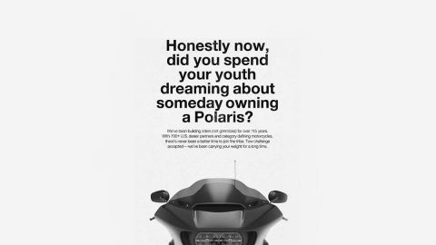 Harley Davidson - Indian Polaris Advertisement