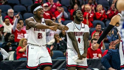 Austin Peay State University Men's Basketball takes down Eastern Illinois in OVC Tournament play Thursday night. The Govs will now face the Murray State Racers in the quarterfinals. (APSU Sports Information)