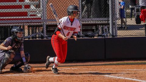 Austin Peay State University Softball defeats Siena 4-1 in the first game and then 10-2 in game 2 at Cathi Maynard Park-Cheryl Holt Field, Wednesday. (APSU Sports Information)