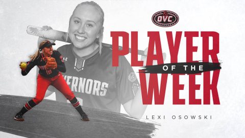 Austin Peay State University Softball's Lexi Osowski named OVC Player of the Week. (APSU Sports Information)